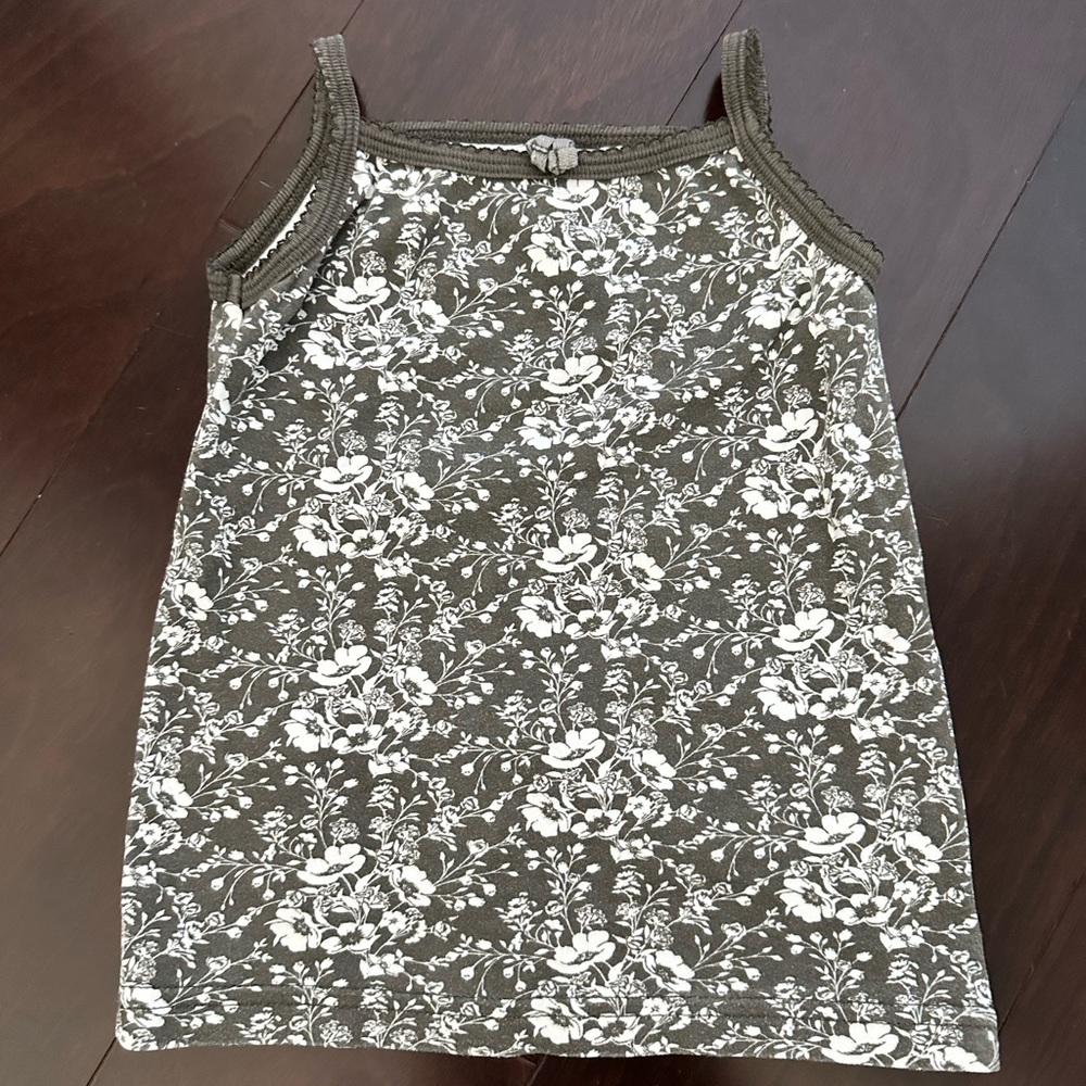 Jamie Kay Emme floral bloom essential singlet tank in black, size 4